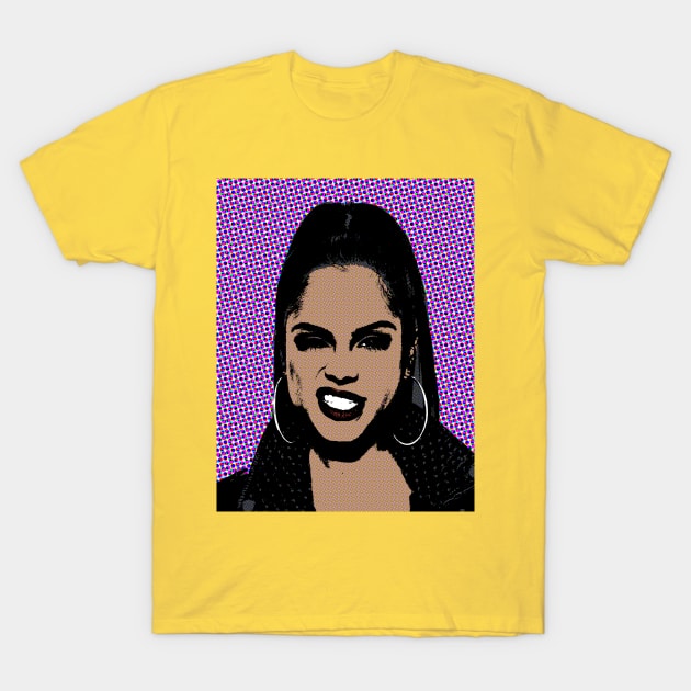 natti natasha style pop art T-Shirt by soundofpopart